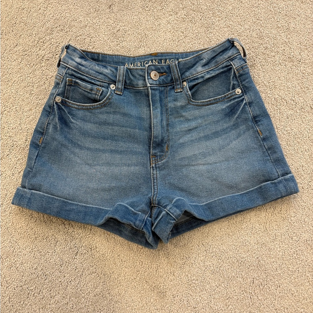 American Eagle Outfitters Women's Classic Blue Jean Shorts